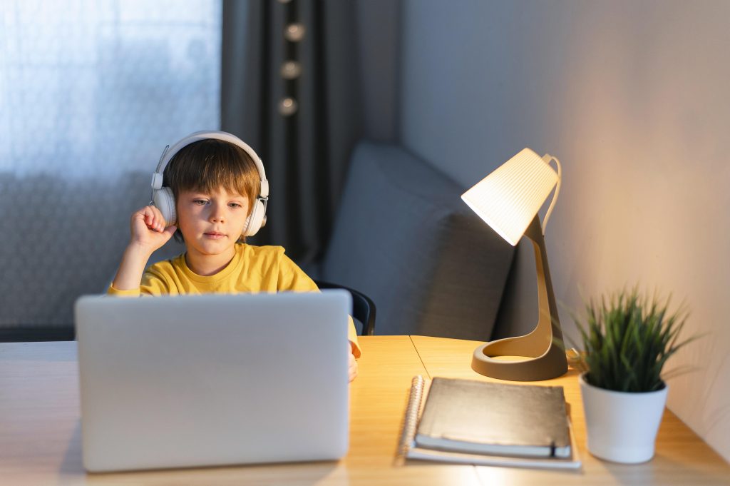 home education digital setup for children